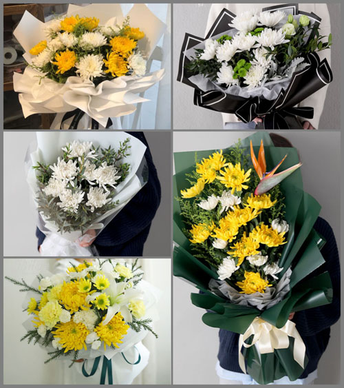 贵州遵义红花岗区长征街道板山村白事花束代送